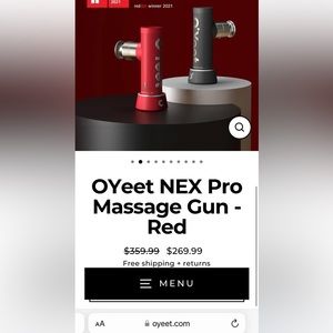 OYeet. NEX pro massage gun